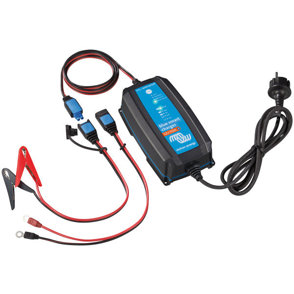 Victron blue smart lader 12v 4 amp. 1 grp. ip65