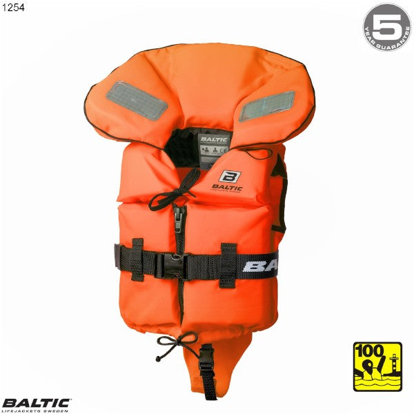 Split Front Børne redningsvest Orange BALTIC 1254