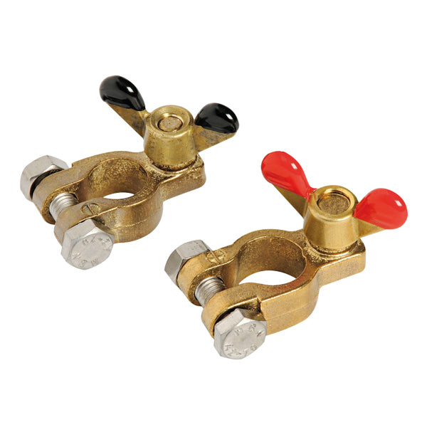 Universal bronze cable lug set 8/10mm with r/f bolts & screw