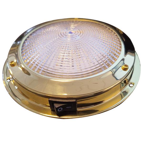 LED-Lampe Messing Ø137mm 12V