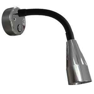 Led lampe 12xhvid & 4xrød Ø94mm 12V