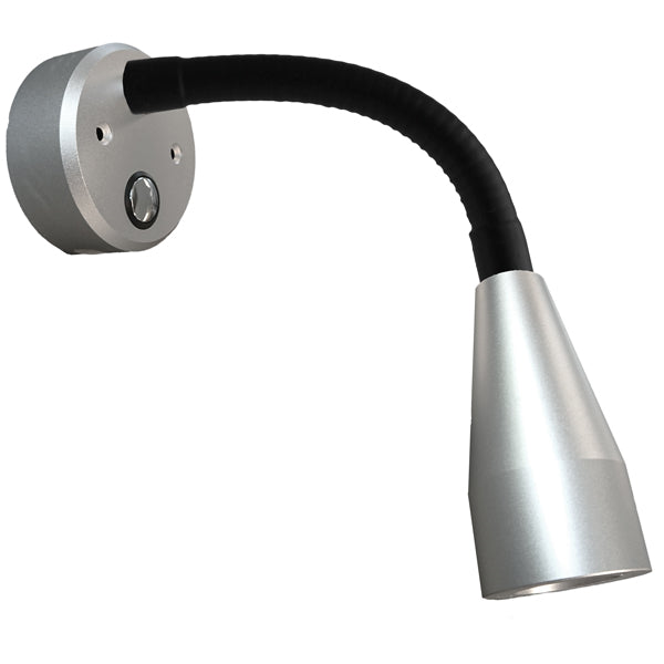 Casolux Mary Flex wall lamp flex mini alu. gray 10-30v