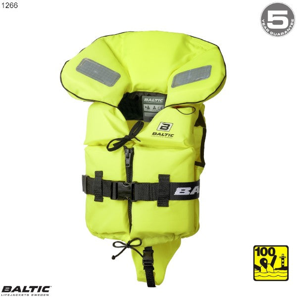 Split Front Børne redningsvest UV_Gul BALTIC 1266