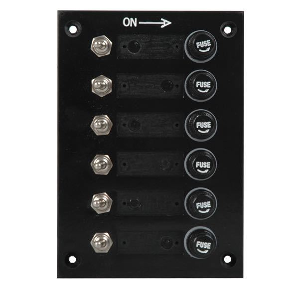 Electric panel 6 contacts splash-proof