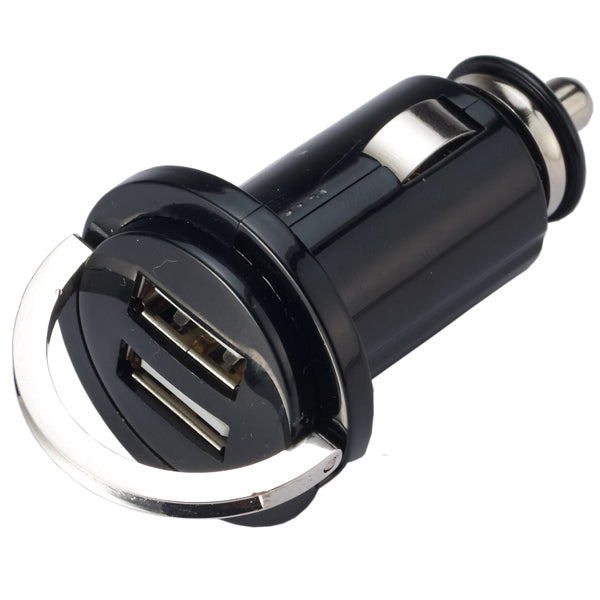 Usb charger double 12-24Vdc outlet 5v/2.1Amp for cigar plug