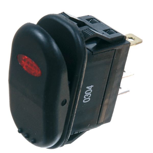 Rocker switch for power panel