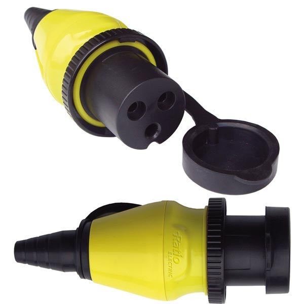 Ratio hunstik, 16 Amp - landstrømstik