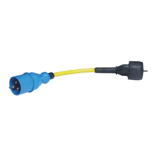Verhältnis-Adapterstecker CEE-Stecker/Schuko-Buchse