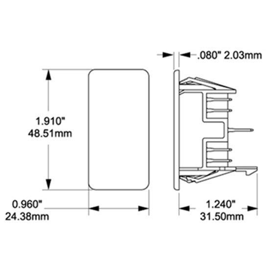 Blue Sea Systems Contura blændprop