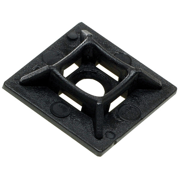 1852 Fassungen für Streifen schwarz 28 x 28 mm mit Kleber - 10 Stk