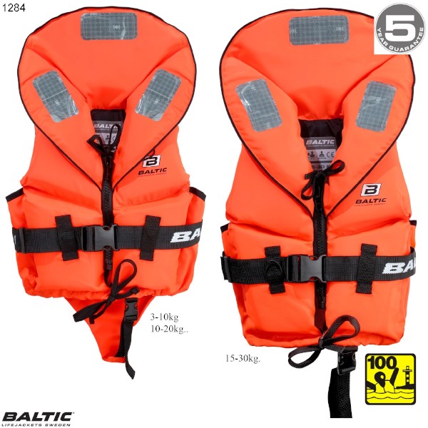 Pro Sailor redningsvest Orange BALTIC 1284