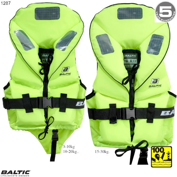 Pro Sailor redningsvest UV_Gul BALTIC 1287