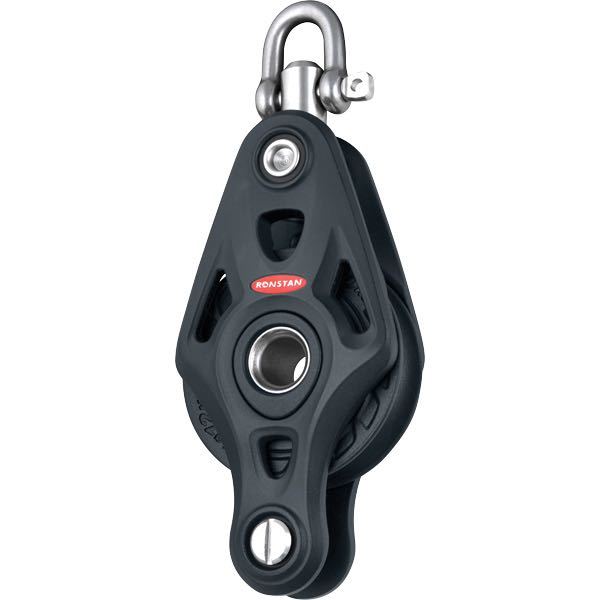 Ronstan Enkeltblok med svirvel & hundsvot