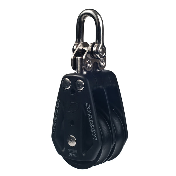 Rutgerson dobbeltblok 60mm 350 g