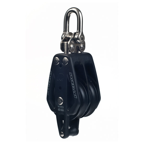 Rutgerson Doppelblock 60 mm mit Hundehandschuh