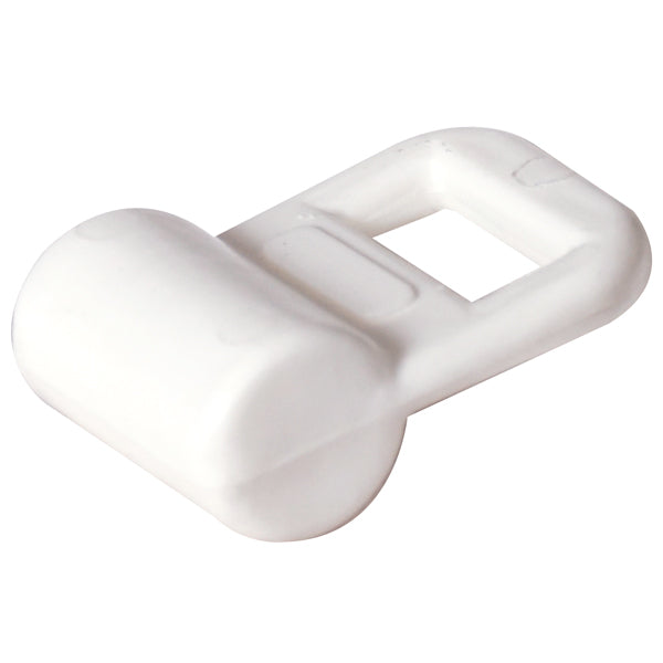 Sejlslæde i hvid nylon