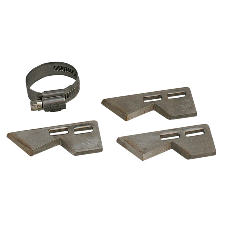 Cadyma-Messerset für Yachten, 3 Messer und 1 Riemen 55 mm