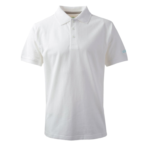 Gill Pique poloshirt CC013 herre hvid - Flere str!