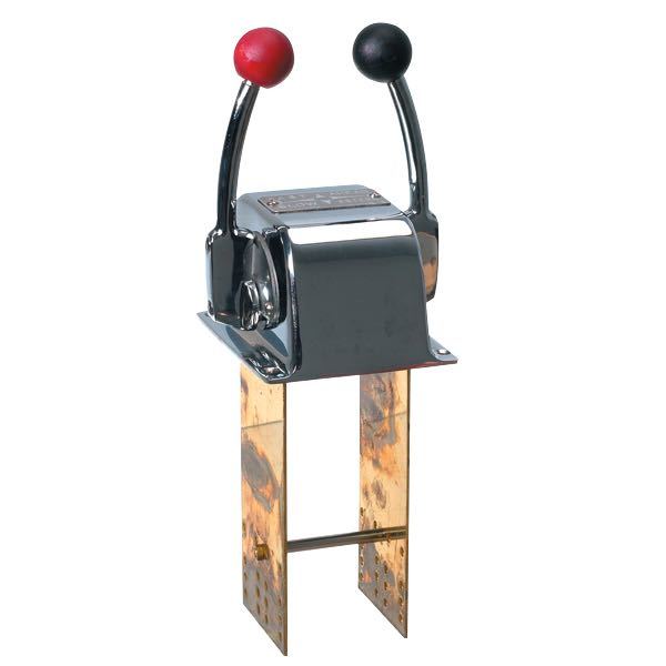 Double control box chrome