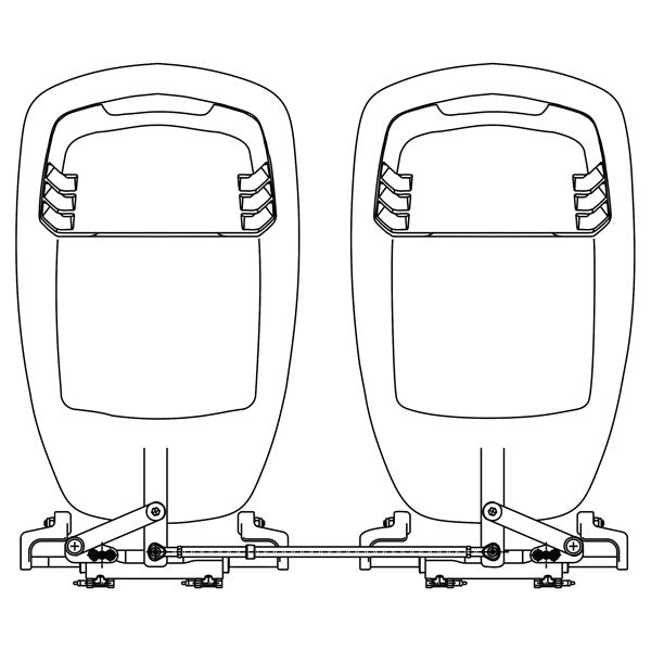 Ultraflex forbindelsesled til 2 motorer