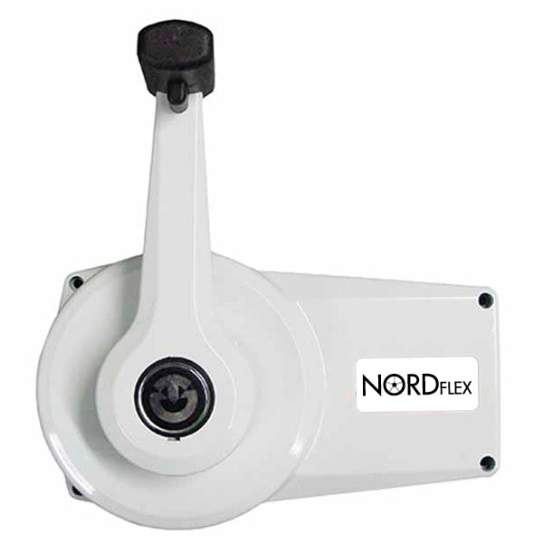 Nordflex control box white single handle with lock