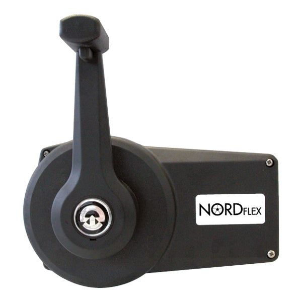 Nordflex control box black single lever with lock