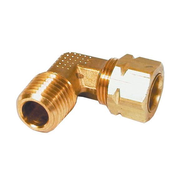 Ultraflex Angle fitting 1/4" giv. 3/8" hose