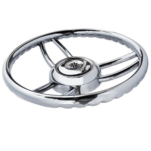 Savoretti steering wheel Ø35cm stainless steel