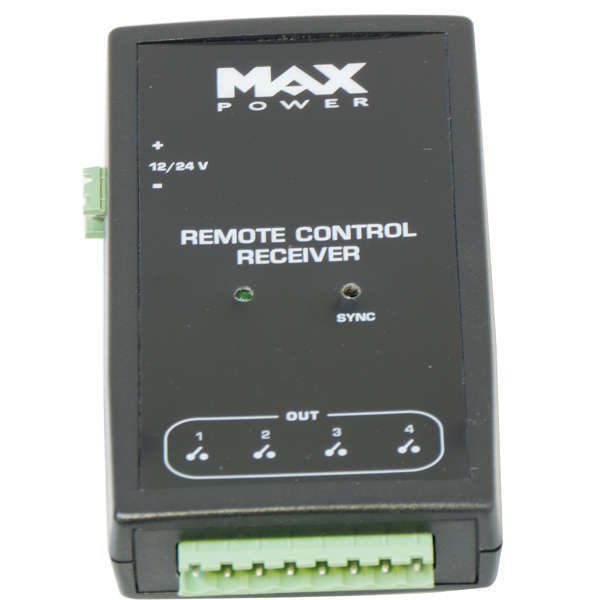 Max Power Receiver for wireless remote control