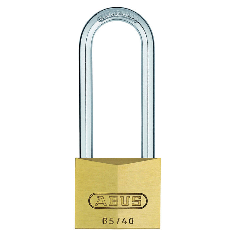 ABUS Padlock 65/40 brass w/short shackle 40 mm