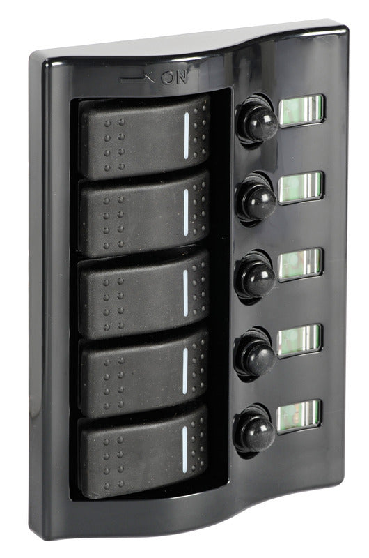 Control panel flush rocker switches pol.graphite