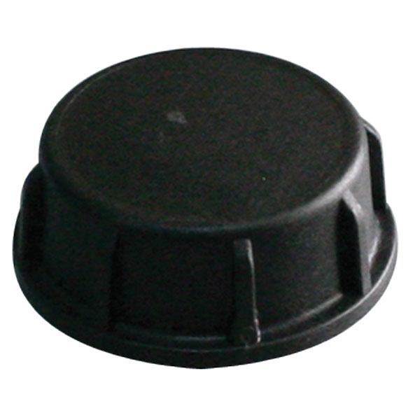 Kunststoffabdeckung schwarz 1 1/2" Gewinde