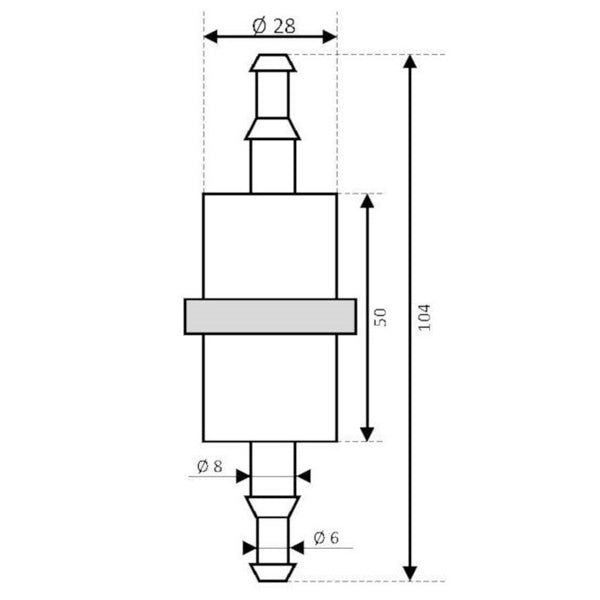Filter diesel & benzin stor