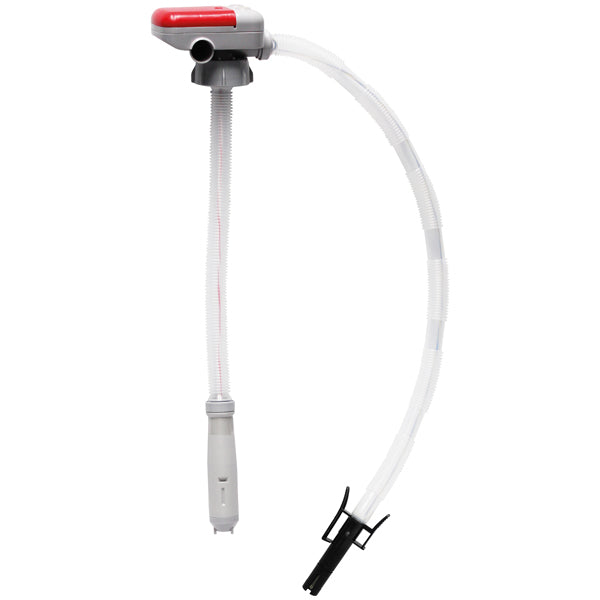 Sieve pump battery-operated with autostop for mounting on a can