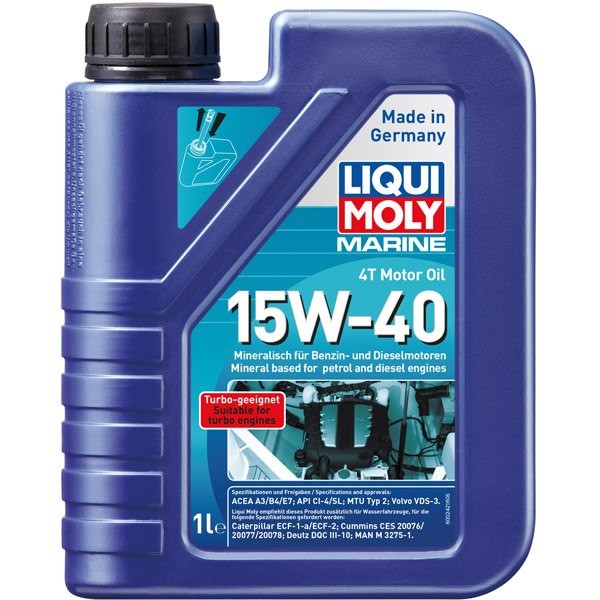 Liqui moly marine 4t engine oil 15w-40 20l