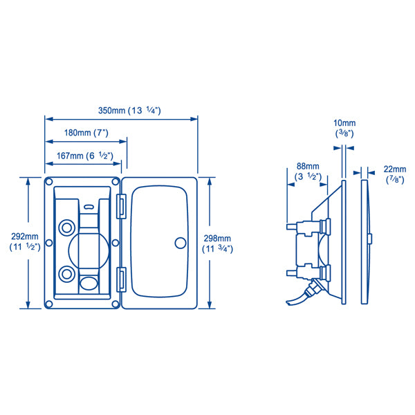 Whale bruser v+k elegance med låge