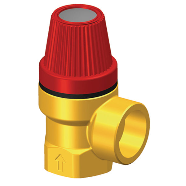 Whale overtryksventil 1/2" 7 bar