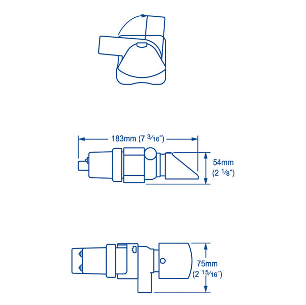 Whale electric bilge pump 35l 12v supersub 500