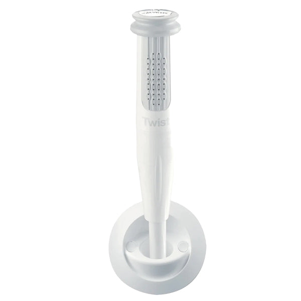 Whale Twist Deckdusche mit 2,5 m Schlauch, weiß/grau