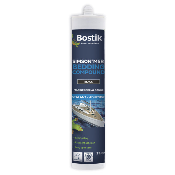 Simson msr bc black 290 ml, glue and sealant