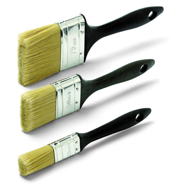 Brush set Marin 3 pcs. flat brushes, 25, 50 & 75mm