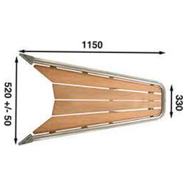 Bow platform 300x1150 cm 32'-42' Pipe 42 mm
