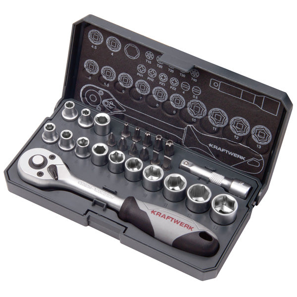 Spanner set Basic-Line 26 parts 1/4" 4 -13mm