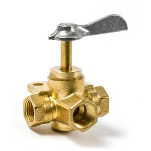 Sierra 3 way 3/8 FNPT Valve w/ Detent