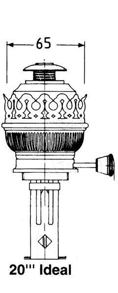 DHR Brænder messing