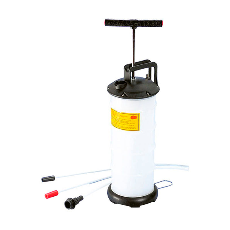 Olie-/vandsugepumpe med beholder 4 Ltr