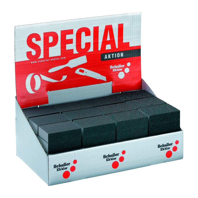 Sanding sponge Display 60 pcs 15x Coarse, Medium, Fine, Ex.Fine