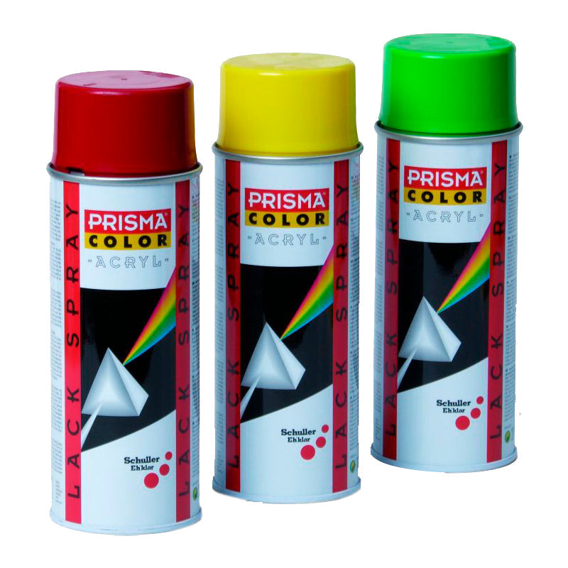 Spray paint Prisma Acrylic Glossy black Ral 9005 400ml Varnish spray