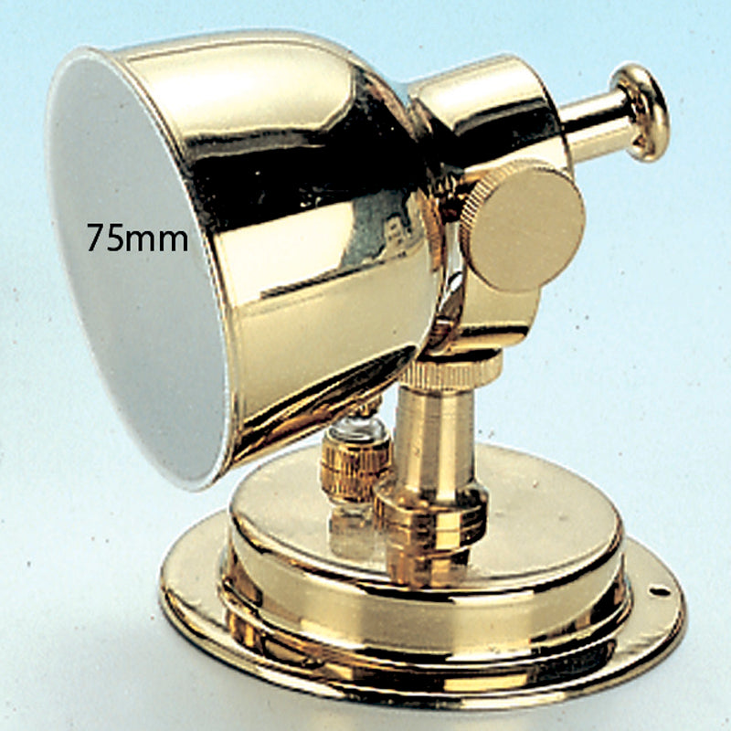 Etagenlampe aus lackiertem Messing BA15D 15W 75mm