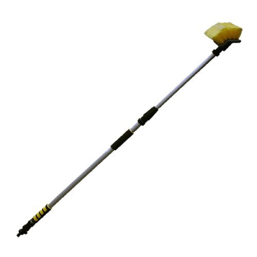 blød børste med teleskopskaft og vandgennemløb – Effektiv rengøring til båd og dæk